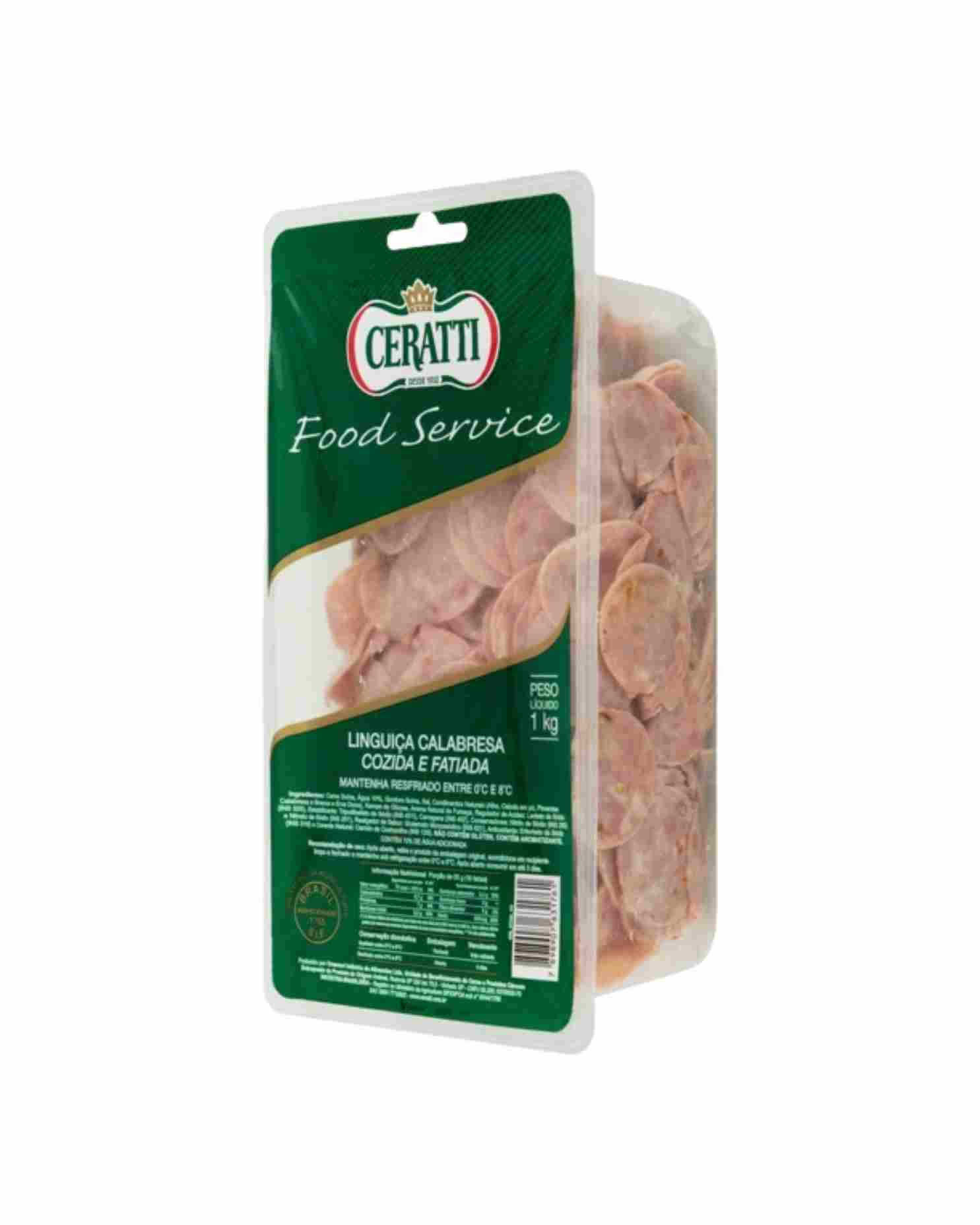Calabresa Fatiada Ceratti 1kg